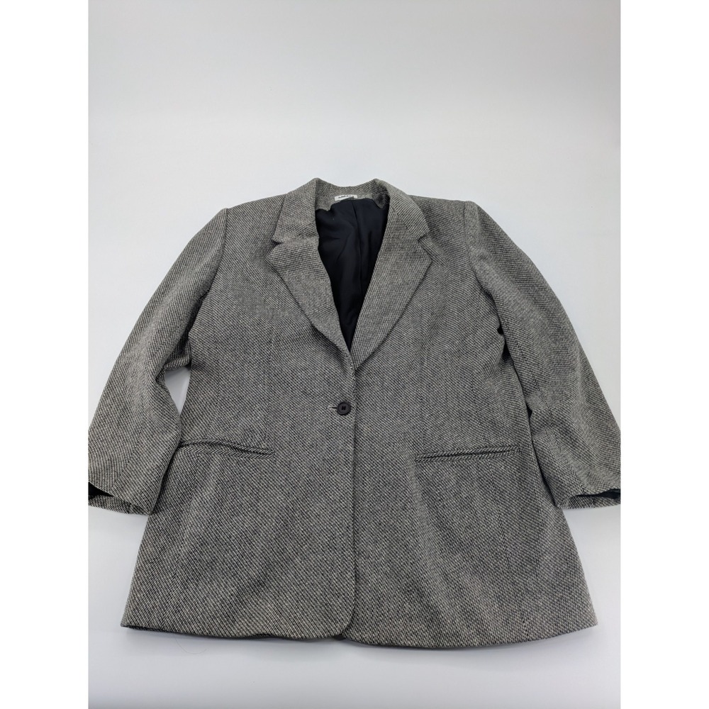 Leslie Fay Sportswear Blazer‎ Womens 14 Vintage Wool Blend Career Office